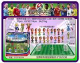 OBL10429345 - 3寸世界杯球星18只+赛事专用足球场+口哨+奖杯+吉祥物 盒装1款