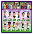 OBL10429348 - 4寸搪胶Q版足球明星单只胶袋装 12款（头搪胶材质）