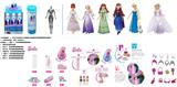 OBL10429933 - 浴盐球11.5寸实身芭比带6样不同的配件，6款随机混装6PCS