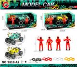 OBL10430691 - 小号惯性灯光越野跑车+比赛人