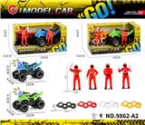 OBL10430703 - 灯光声音惯性沙滩摩托+比赛人+轮胎