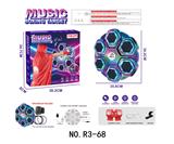 OBL10432228 - 6孔暴击时尚炫酷跨境儿童反应训练机音乐拳击机体能训练机
