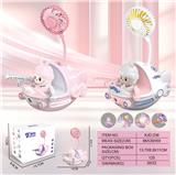 OBL10432429 - 拉布布薄暮公仔快艇风扇（USB）
（一档风扇 一档台灯）