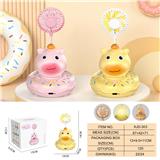 OBL10432496 - 噜噜甜甜圈风扇
（三档风扇 长按暖灯）