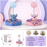 OBL10432517 - 史迪仔琴风扇
（三档风扇 长按七彩灯）