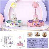 OBL10432526 - 拉布布薄暮公仔琴风扇
（三档风扇 长按七彩灯