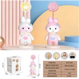 OBL10432547 - 小兔背带裤风扇
（三档风扇 长按暖灯）