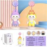 OBL10432555 - 拉布布苔藓背带裤风扇
（三档风扇 长按暖灯）