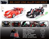 OBL10432755 - 英文1:24压铸锌合金灯光音效法拉利250-GTO车模 8只/展示盒
