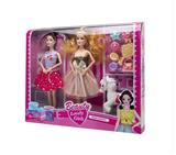 OBL10433181 - 高档11.5寸9关节时装芭比2只 带打扮吸塑和马配件