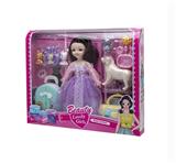 OBL10433188 - 高档12寸关节实身萝莉配 行李箱狗狗吸塑包包配件