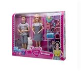 OBL10433194 - 高档11.5寸9关节实身芭比和11.5寸关节男人实身5寸仔和狗狗吸塑配件