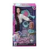 OBL10433196 - 高档11.5寸9关节实身时装芭比带大梳子和狗狗套装吸塑配件