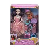 OBL10433207 - 高档12寸关节实身萝莉配 带小狗和狗狗配件吸塑