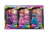 OBL10433224 - 高档11.5寸实身活手彩虹芭比+饰品 3PCS