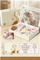OBL10433372 - 新生儿婴儿摇铃礼盒满月礼物9件套（不倒翁+水煮摇铃)