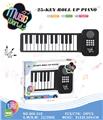 OBL10433569 - BLACK AND WHITE PIANO WITH 25 KEYS