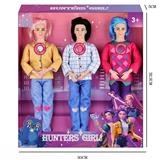 OBL10434089 - 1比1 K-POP 猎魔男真人版  11.5寸12关节实身带七彩灯光主题曲Baby saia宝宝沙加芭比3人混装