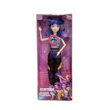 OBL10434097 - K-POP 猎魔女团动画版11.5寸12关节实身带七彩灯光主题曲Rumi鲁米打歌芭比带武器