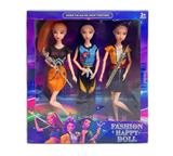 OBL10434127 -   K-POP 猎魔女团真人版11.5寸12关节实身带Rumi鲁米打歌芭比带武器3人混装