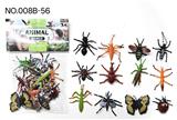 OBL10435495 - 12只实心PVC昆虫