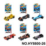 OBL10435818 - 6款1:64风火轮F1赛车合金车片装
