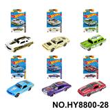 OBL10435820 - 6款1:64风火轮复古老爷车肌肉车合金车片装