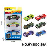 OBL10435830 - 6款1:64风火轮赛车，跑车合金车3只装