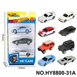 OBL10435832 - 8款1:64风火轮合金车赛车，肌肉车，越野车，跑车3只装