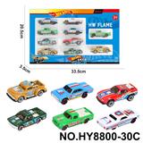 OBL10435849 - 6款1:64风火轮皮卡，肌肉车，越野车合金车10只装