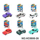 OBL10436274 - 6款1:64风火轮复古老爷车，皮卡合金车片装