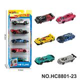 OBL10436289 - 6款1:64风火轮赛车，跑车合金车5只装