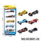 OBL10436291 - 6款1:64风火轮F1赛车合金车5只装