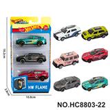 OBL10436297 - 6款1:64风火轮SUV,悍马合金车3只装