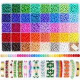 OBL10437582 - 4mm米珠+龙虾扣包扣圈+线（40格）