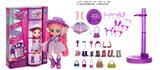 OBL10438547 - 高档CRY BABIES BFF11.5寸11关节实身彩虹哭泣芭比娃娃带5惊喜配件发夹。手提包。鞋子。梳子。一个模特架