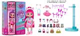 OBL10438548 - 第2代 高档CRY BABIES BFF11.5寸11关节实身猫咪彩虹哭泣芭比娃娃带5惊喜配件发夹。手提包。鞋子。梳子。一个模特架
