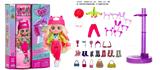 OBL10438550 - 第2代 高档CRY BABIES BFF11.5寸11关节实身盖比彩虹哭泣芭比娃娃带5惊喜配件发夹。手提包。鞋子。梳子。一个模特架