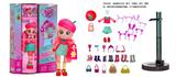 OBL10438553 - 第2代 高档CRY BABIES BFF11.5寸11关节实身草莓彩虹哭泣芭比娃娃带5惊喜配件发夹。手提包。鞋子。梳子。一个模特架