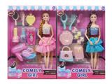 OBL10438805 - 高端时尚11.5寸9关节实身时尚芭比带化妆套装