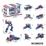 OBL10439523 - DIY拼装积木 擎天战士(10种不同造型8合2）369PCS*2