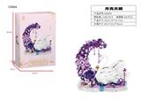 OBL10440527 - 1183PCS精美圣诞礼盒装 跨境DIY拼装积木 月亮天鹅
