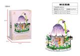 OBL10440533 - 661PCS精美圣诞礼盒装 跨境DIY拼装积木 铃兰花房