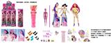 OBL10441864 - 水溶变色泡水系列  K-POP 猎魔女团真人版11.5寸实身带鲁米佐依米拉儿唱歌芭比带金貂卡片一张带发夹带手提包3款6PC混装