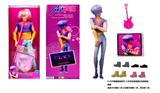 OBL10441975 - 1比1 K-POP 猎魔男团动画版  11.5寸11关节实身 Mystery 神秘 带金貂卡片一张   带吉他一条