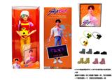 OBL10441979 - 1比1 K-POP 猎魔男团真人版  11.5寸11关节实身 ABBy 艾比 带金貂卡片一张   带猎魔照相机