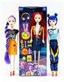 OBL10443050 - 新款猎魔女团K-POP11寸芭比娃娃实身带配件三款娃娃混装