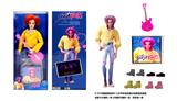 OBL10443281 - 1比1 K-POP 猎魔男团动画版  11.5寸11关节实身 Romane 浪漫 带金貂卡片一张 带项链   带吉他一条