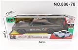 OBL10443576 - 1:14四通带前灯遥控道奇赛车 27频率（不包电）