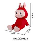 OBL10443658 - 卡通益智搪胶拉布布手办摆件手机支架(红色)(袋装)